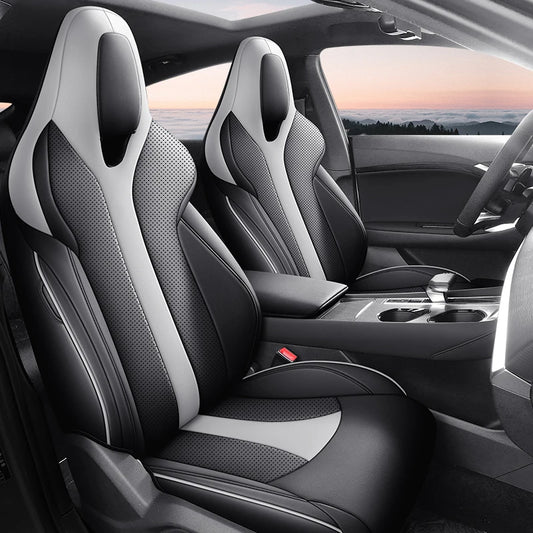 For MG 7 MG7 Interior Kits 5 Seat Custom Car Seat Covers Full Set Leather Sports Style Front and Rear Seat Cover Cushion