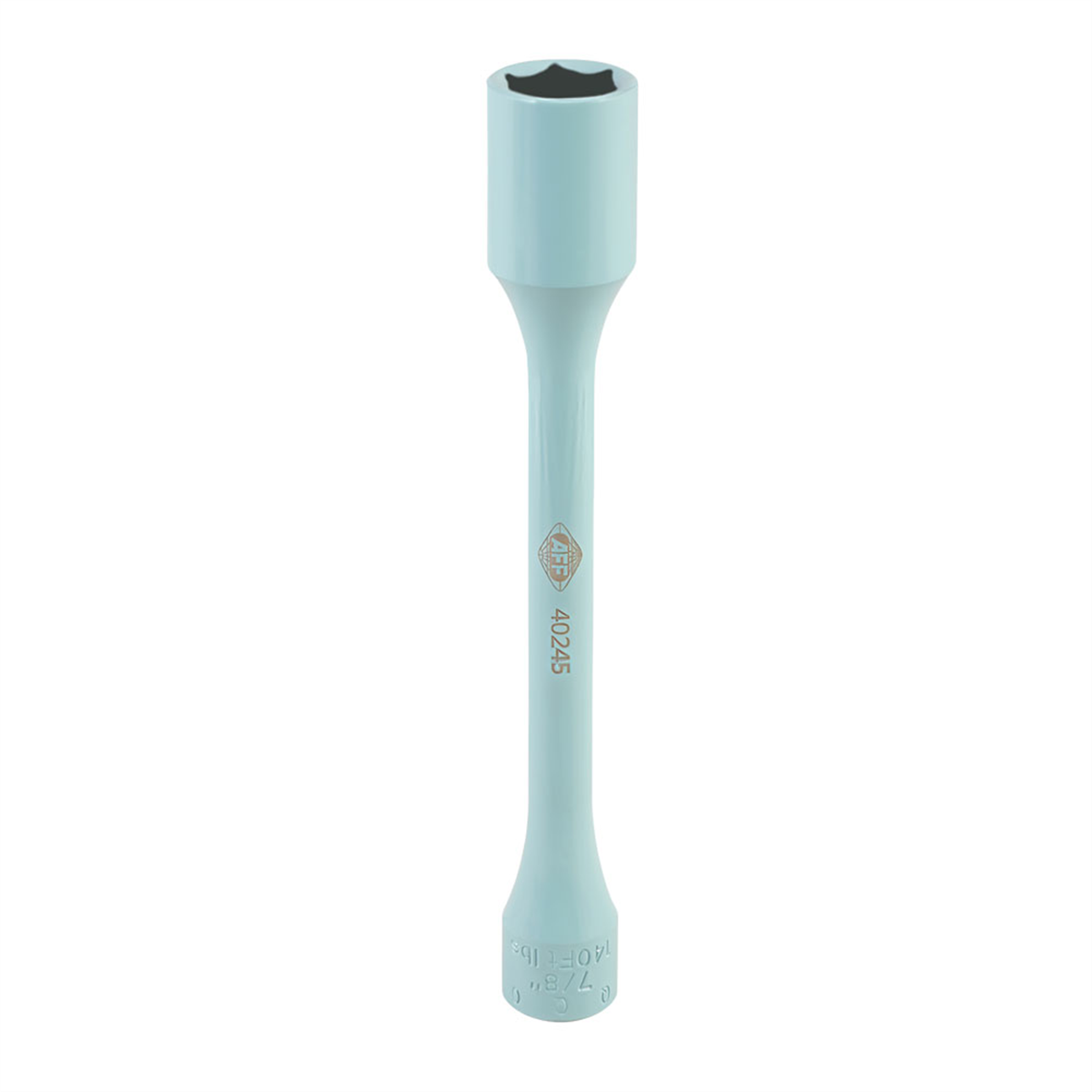 American Forge & Foundry Torque Limiting Socket - 1/2" Drive - 22mm (7/8") - 140 Ft/Lbs - Aqua