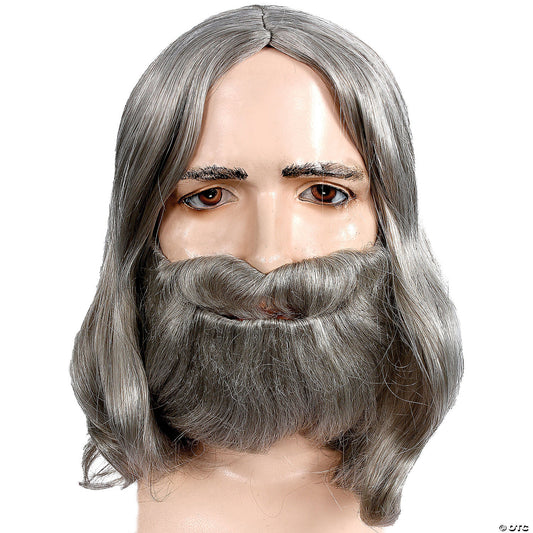Biblical wig and beard set lw300