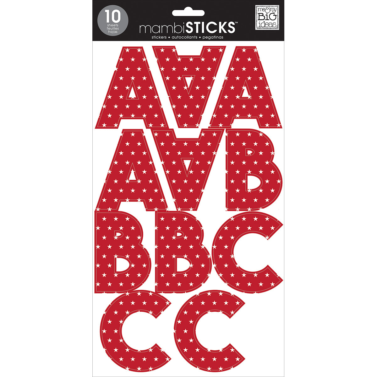 Me and My Big Ideas MAMBI Sticks Large Alphabet St