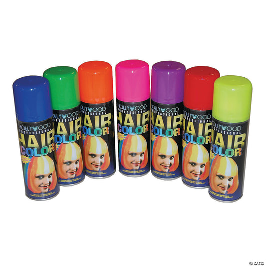 Fluorescent Red Hairspray
