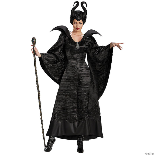 Women s Black Maleficent Christening Costume Medium