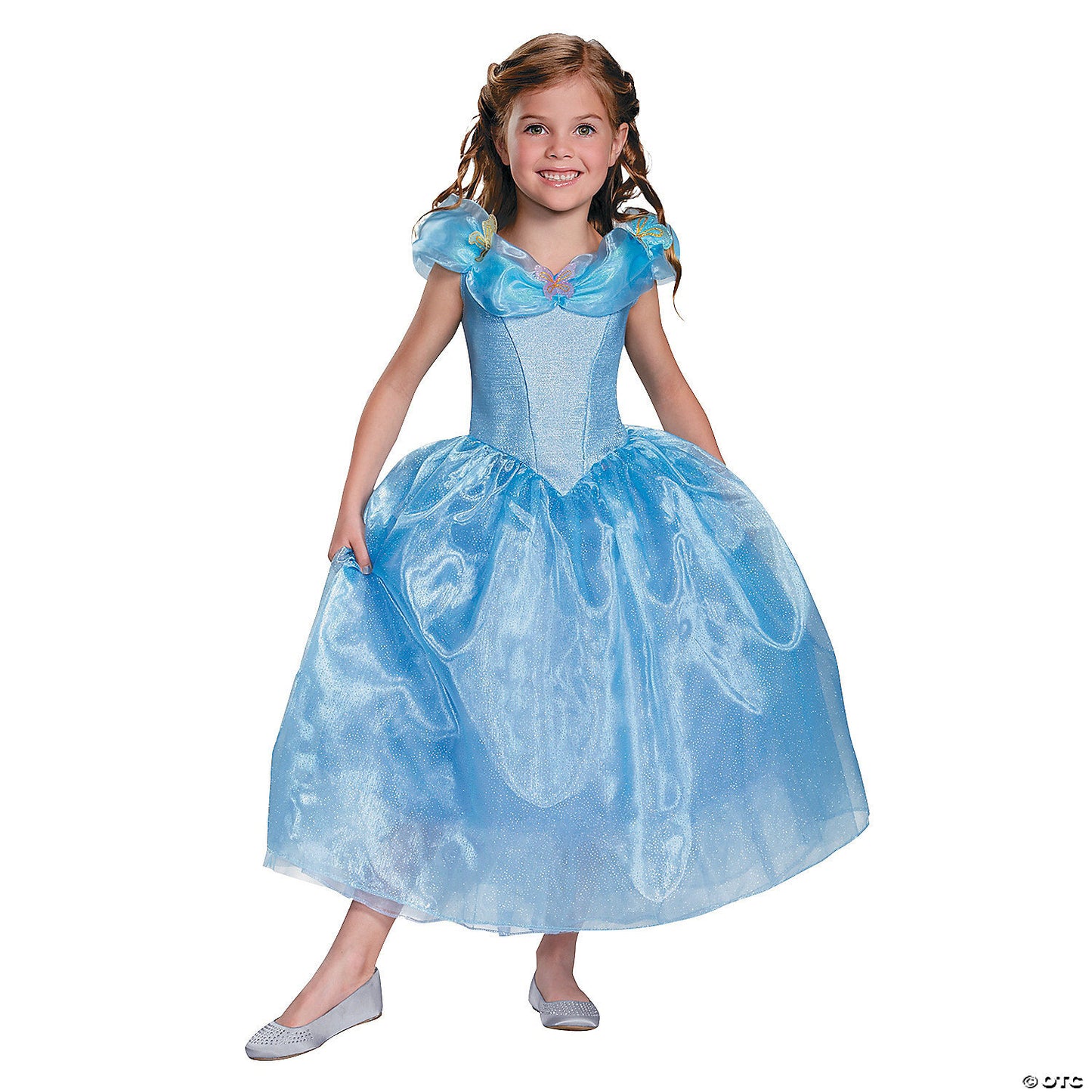 Girl s Deluxe Cinderella Movie Costume Small
