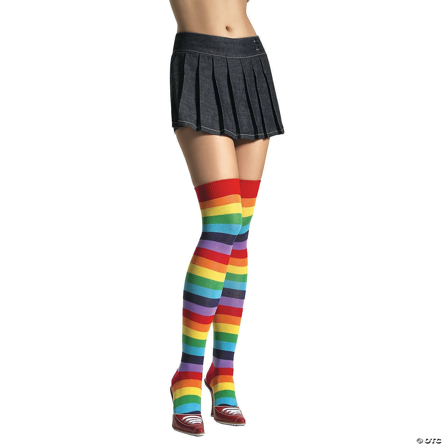 Thigh high rainbow adult