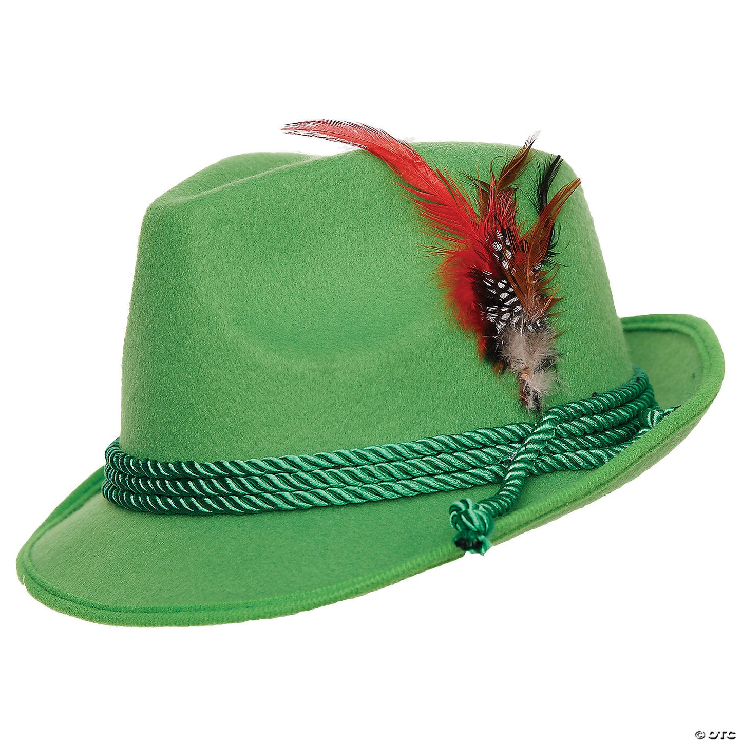 Adult green swiss alpine hat
