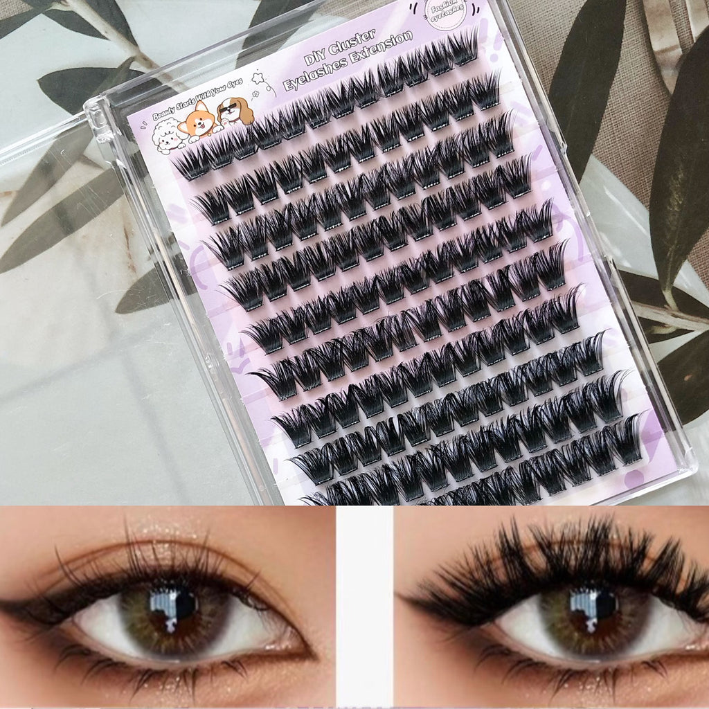 New European and American 10-Row Mj87 Amazon DIY Self-Grafting Set European and American Thick and Popular Cross-Border False Eyelashes