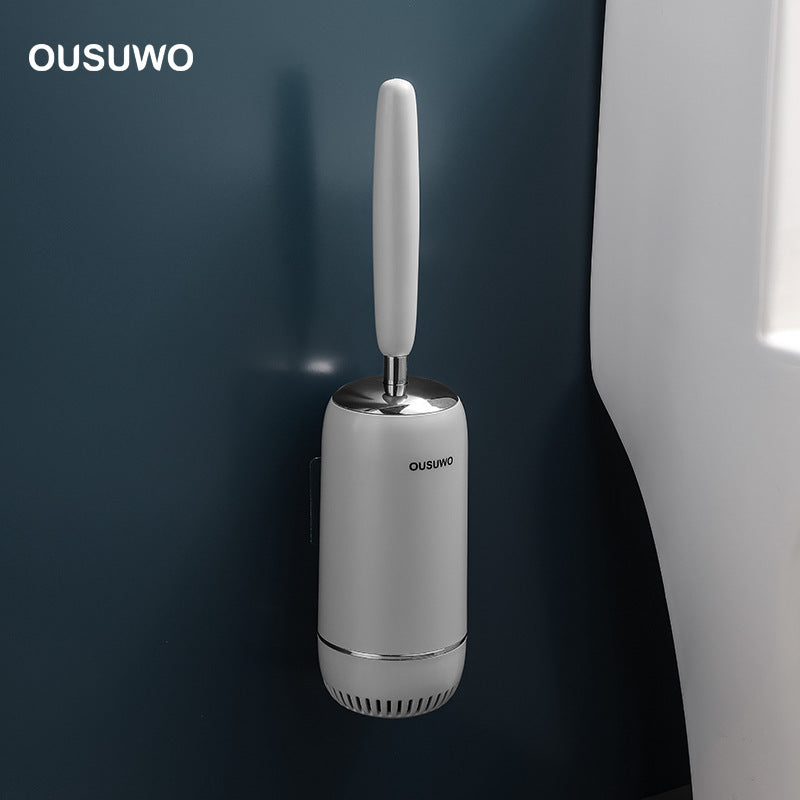 Silicone Toilet Brush for Home Use, Wall-Mounted Toilet Brush for Cleaning Toilets, Tpr Toilet Brush Wholesale Cleaning