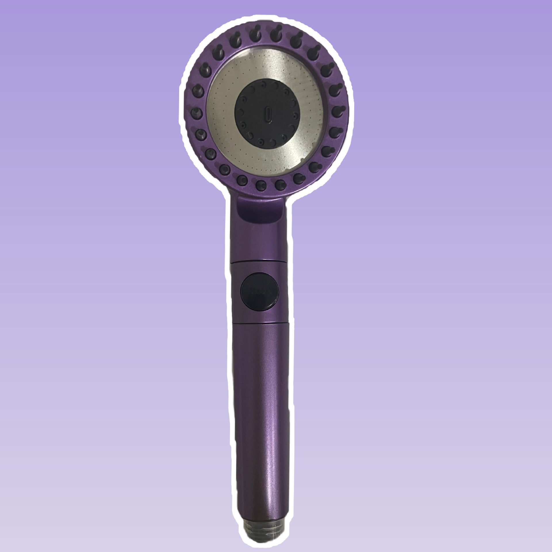 Spray Hair Dryer strong supercharged shower nozzle manufacturers supply internet celebrity handheld shower head gun gray massage