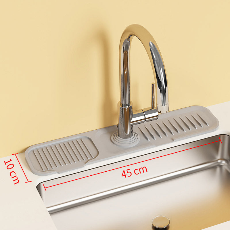 Cross-Border Silicone Drain Pad Washbasin Faucet Splash Pad Washbasin Countertop Kitchen Faucet Storage Rack Wholesale
