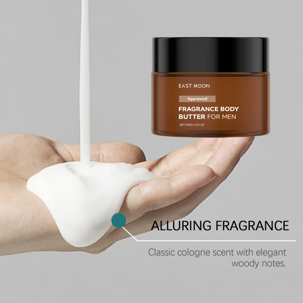 Cross-Border East Moon Men's Fragrance Body Lotion Cares for the Skin, Hydrates, Refreshes, Is Non-Greasy, Moisturizes and Leaves a Lasting Fragrance