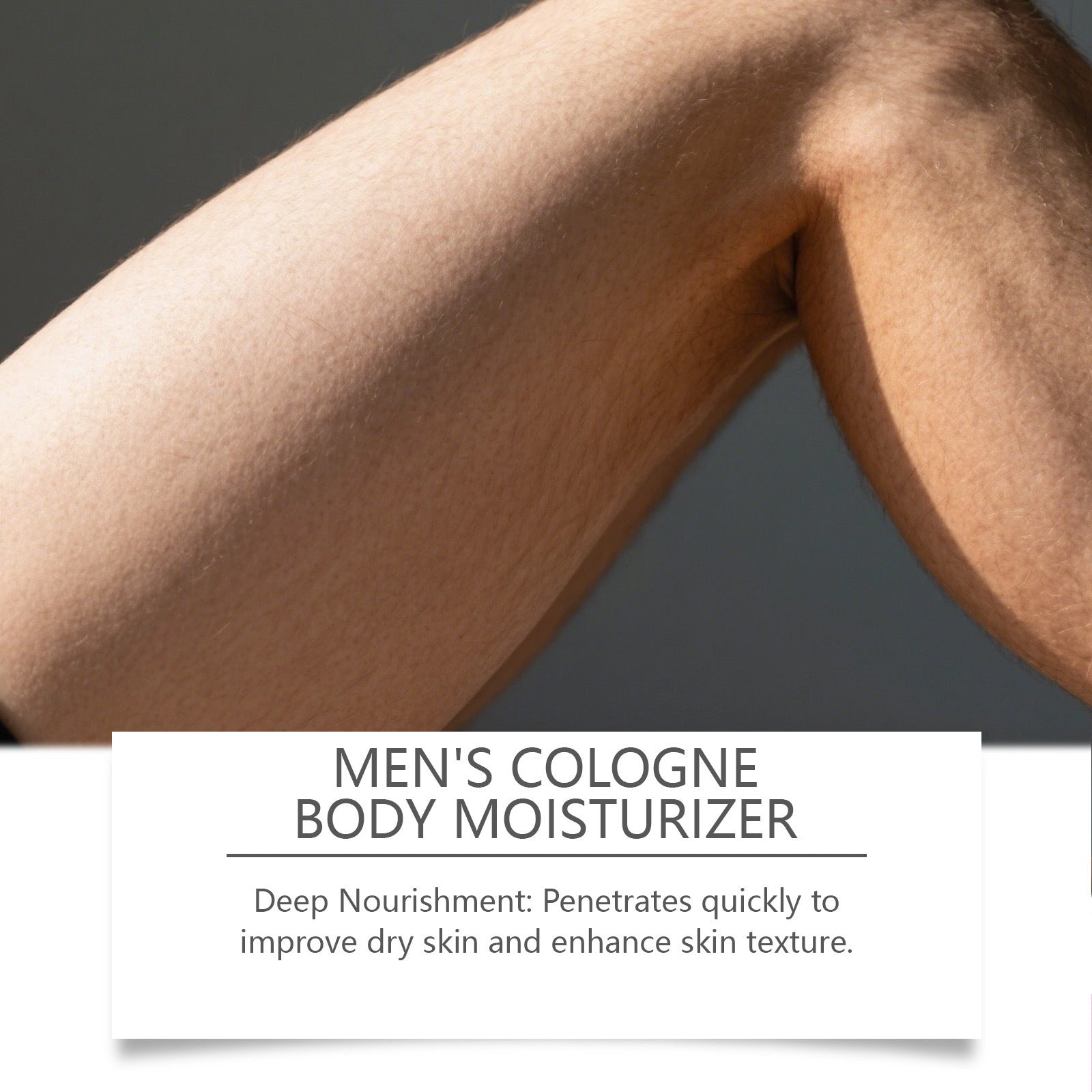 Cross-Border East Moon Men's Fragrance Body Lotion Cares for the Skin, Hydrates, Refreshes, Is Non-Greasy, Moisturizes and Leaves a Lasting Fragrance