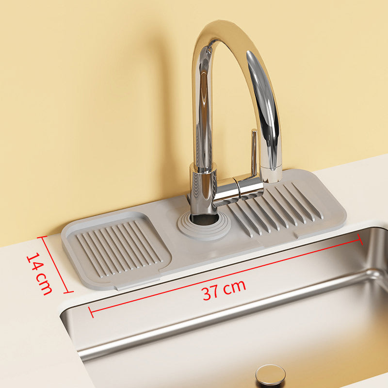 Cross-Border Silicone Drain Pad Washbasin Faucet Splash Pad Washbasin Countertop Kitchen Faucet Storage Rack Wholesale