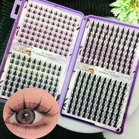 European and American Popular Wm 17 Amazon Eyelashes European and American Thick Segmented DIY Self-Grafting Set Cross-Border False Eyelashes