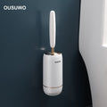 Silicone Toilet Brush for Home Use, Wall-Mounted Toilet Brush for Cleaning Toilets, Tpr Toilet Brush Wholesale Cleaning