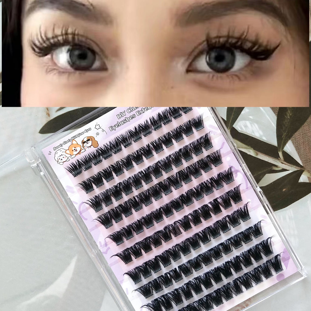 New European and American 10-Row Mj87 Amazon DIY Self-Grafting Set European and American Thick and Popular Cross-Border False Eyelashes