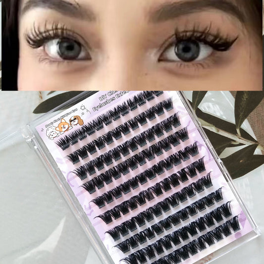 New European and American 10-Row Mj87 Amazon DIY Self-Grafting Set European and American Thick and Popular Cross-Border False Eyelashes