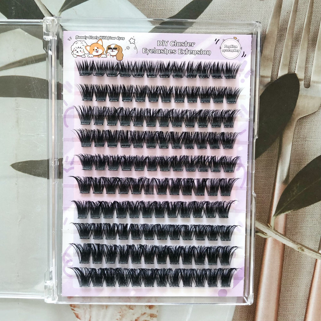New European and American 10-Row Mj87 Amazon DIY Self-Grafting Set European and American Thick and Popular Cross-Border False Eyelashes