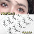 Ciliary Angel ~ Irregular Air Sense Fine Stem Mixed Blood Thai Makeup False Eyelashes Natural Sense Transparent Novice Parity Eyelashes
