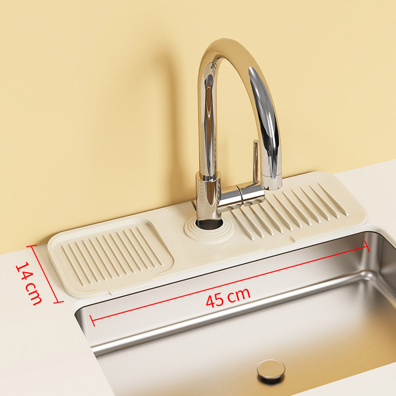Cross-Border Silicone Drain Pad Washbasin Faucet Splash Pad Washbasin Countertop Kitchen Faucet Storage Rack Wholesale