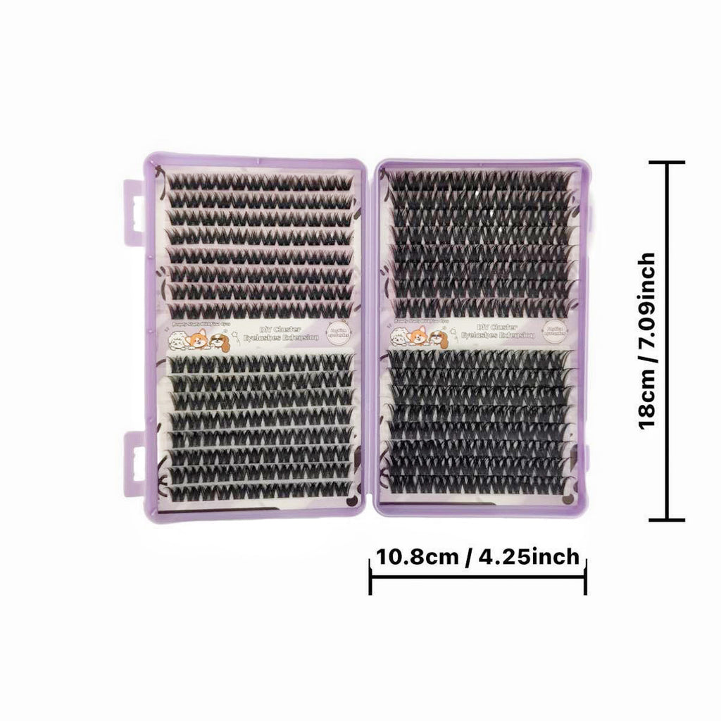 European and American Popular Wm 12 Amazon DIY Self-Grafting Set False Eyelashes European and American Thick New Cross-Border False Eyelashes