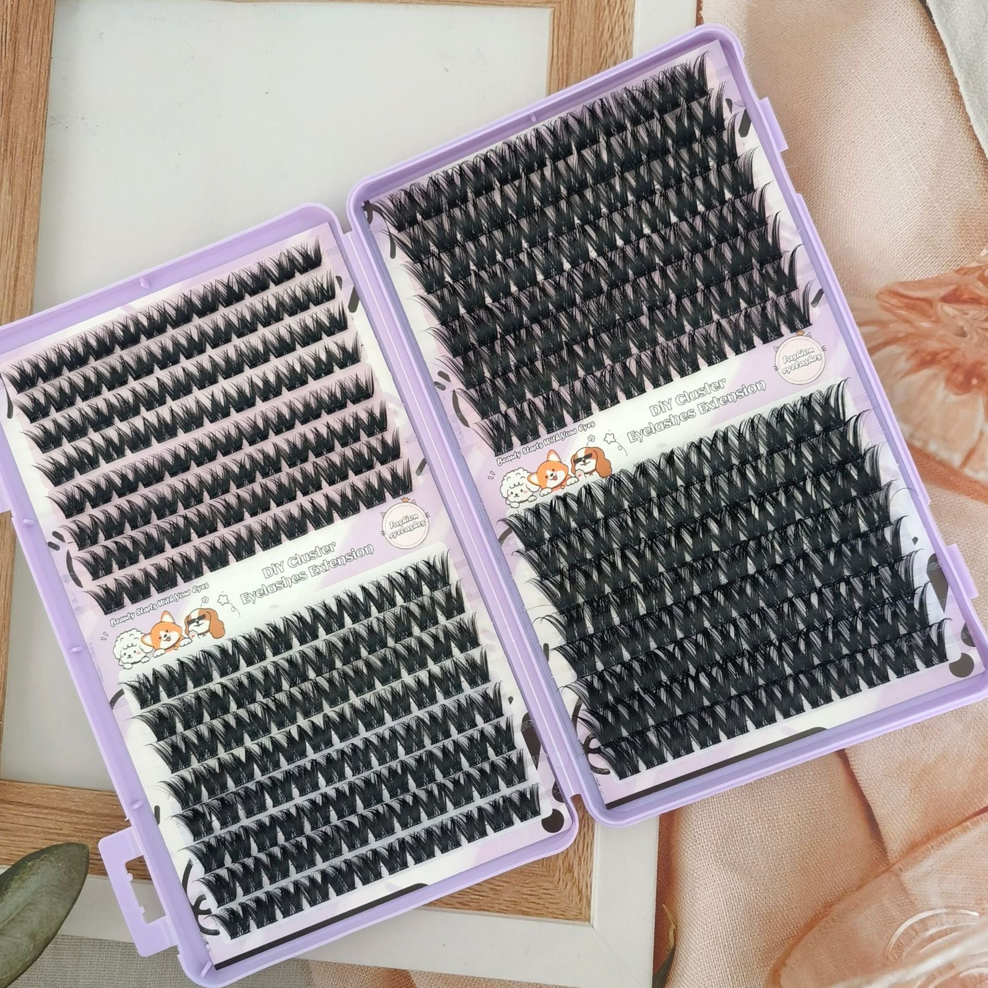 European and American Popular Wm 12 Amazon DIY Self-Grafting Set False Eyelashes European and American Thick New Cross-Border False Eyelashes