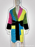 Cross-Border E-Commerce Pure Cotton Bathrobe Towel Material Unisex All-Season Lettered Bathrobe Van's Long-Style Couple's Bathrobe