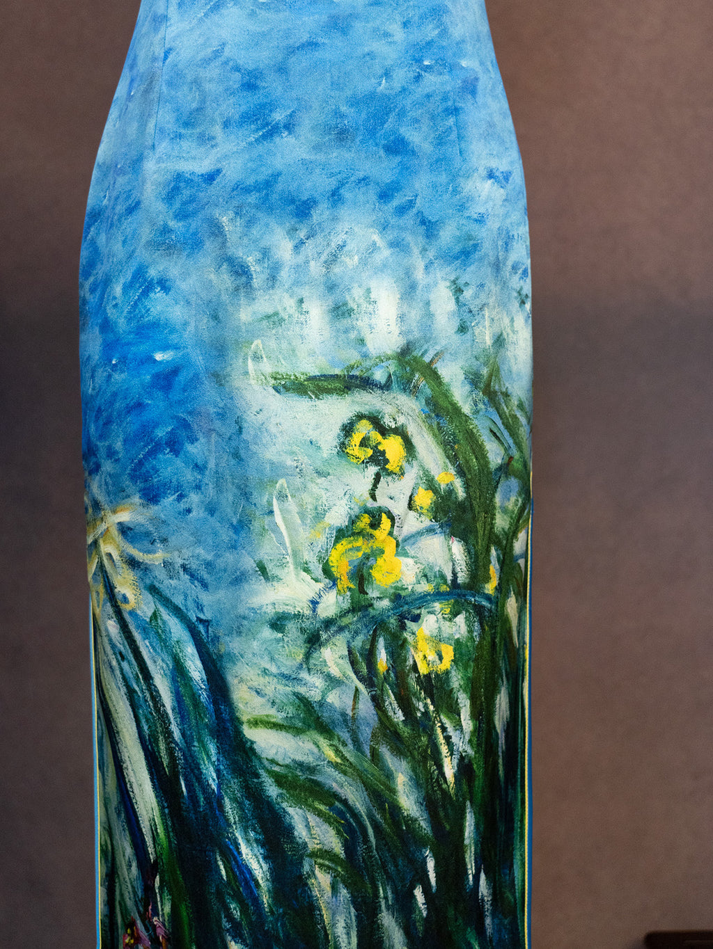 [Customized Pre-Sale] Original Design Silk Printed Fabric Cheongsam Van Gogh Painting Work Product Style Cheongsam Customization