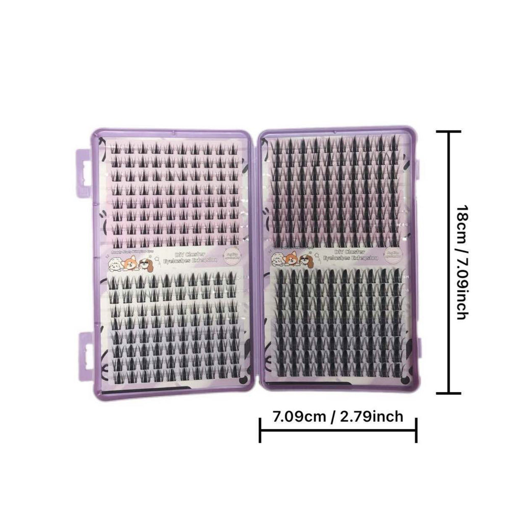 European and American Popular Wm 17 Amazon Eyelashes European and American Thick Segmented DIY Self-Grafting Set Cross-Border False Eyelashes
