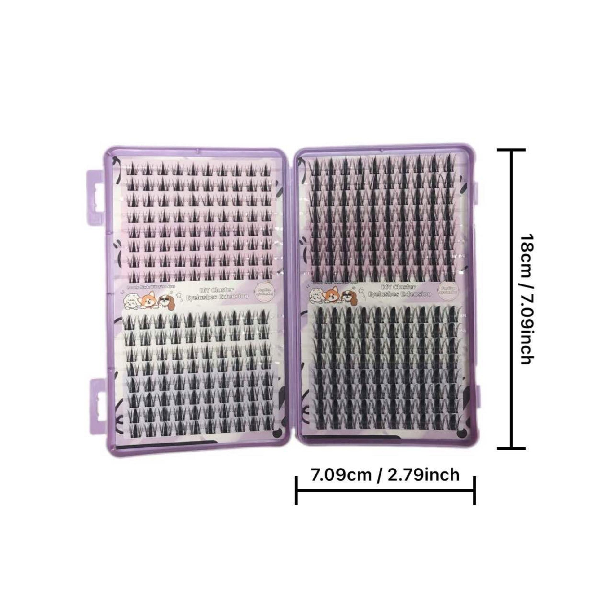 European and American Popular Wm 17 Amazon Eyelashes European and American Thick Segmented DIY Self-Grafting Set Cross-Border False Eyelashes