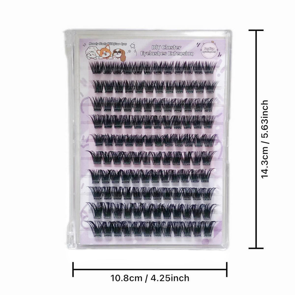 New European and American 10-Row Mj87 Amazon DIY Self-Grafting Set European and American Thick and Popular Cross-Border False Eyelashes