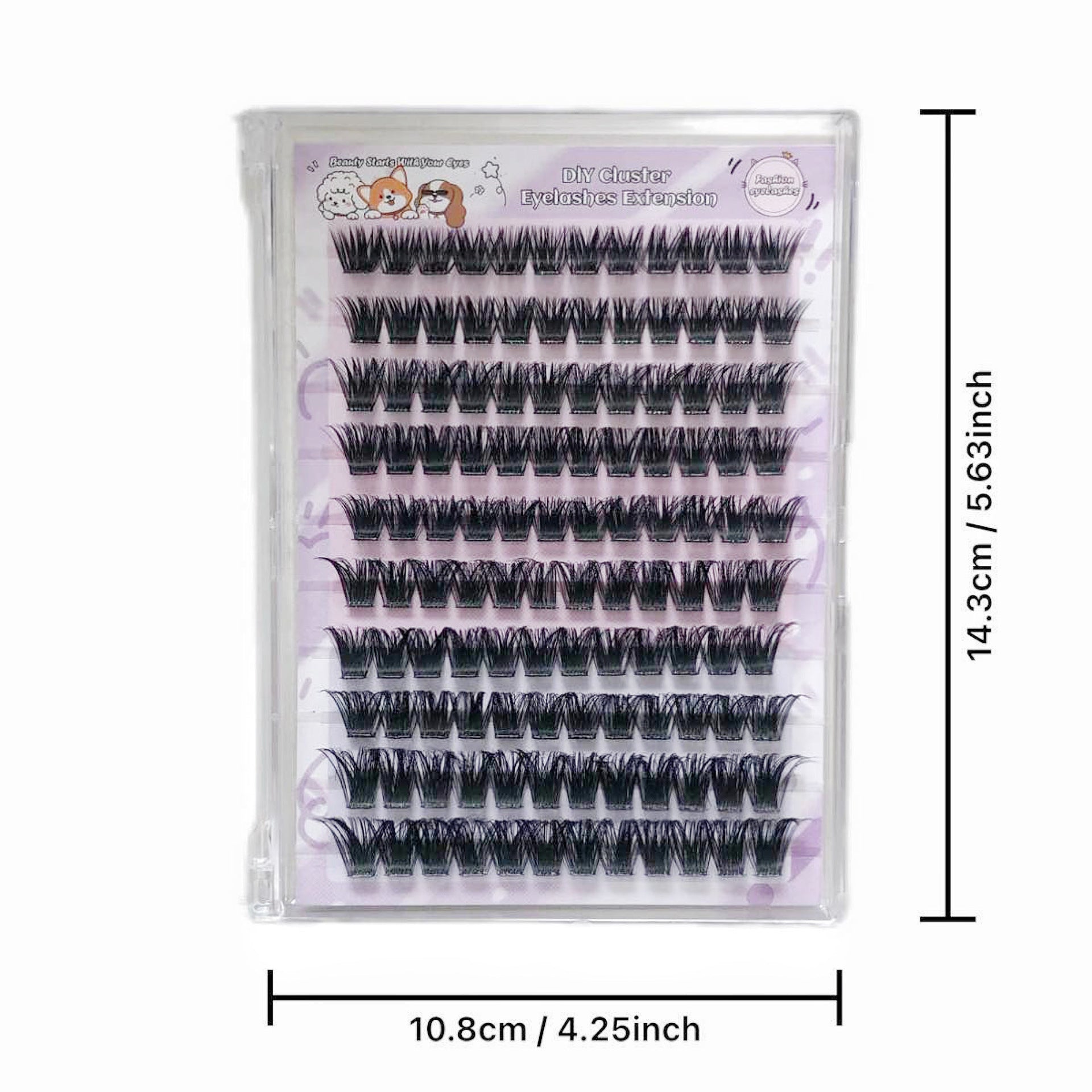 New European and American 10-Row Mj87 Amazon DIY Self-Grafting Set European and American Thick and Popular Cross-Border False Eyelashes
