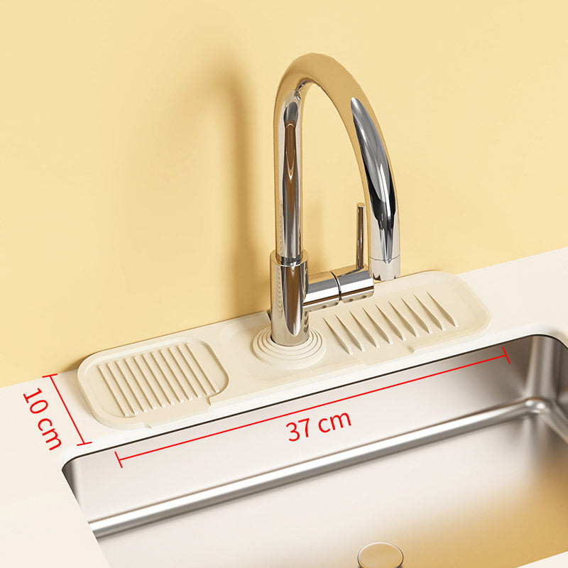 Cross-Border Silicone Drain Pad Washbasin Faucet Splash Pad Washbasin Countertop Kitchen Faucet Storage Rack Wholesale