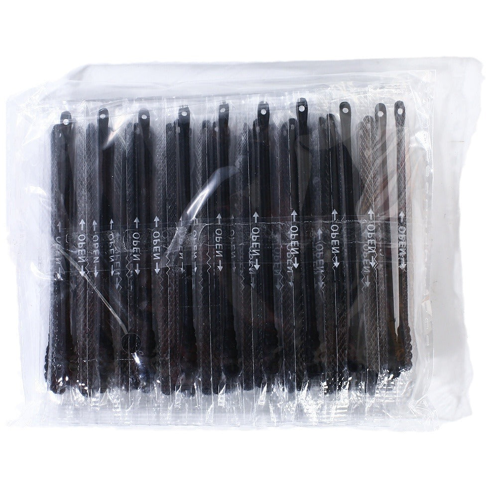 Black Extrusion Pox Stick Blackhead Care Double-headed Cotton Swab Independent Packaging Disposable Cotton Swab Multifunctional Makeup Remover Cotton Stick