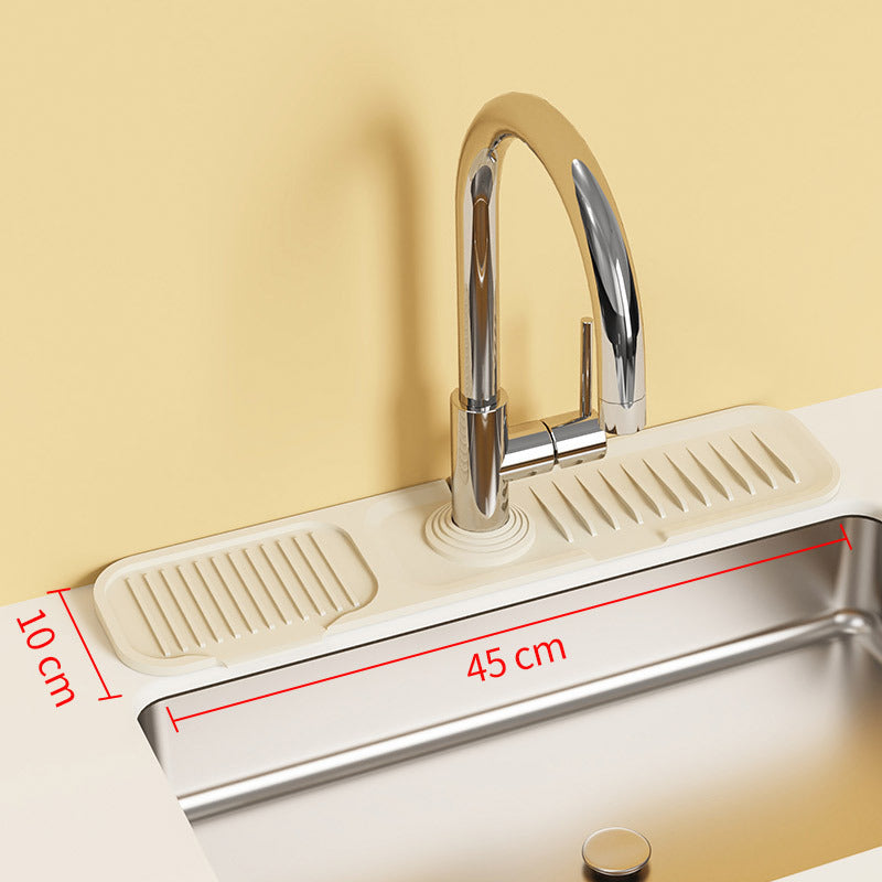 Cross-Border Silicone Drain Pad Washbasin Faucet Splash Pad Washbasin Countertop Kitchen Faucet Storage Rack Wholesale