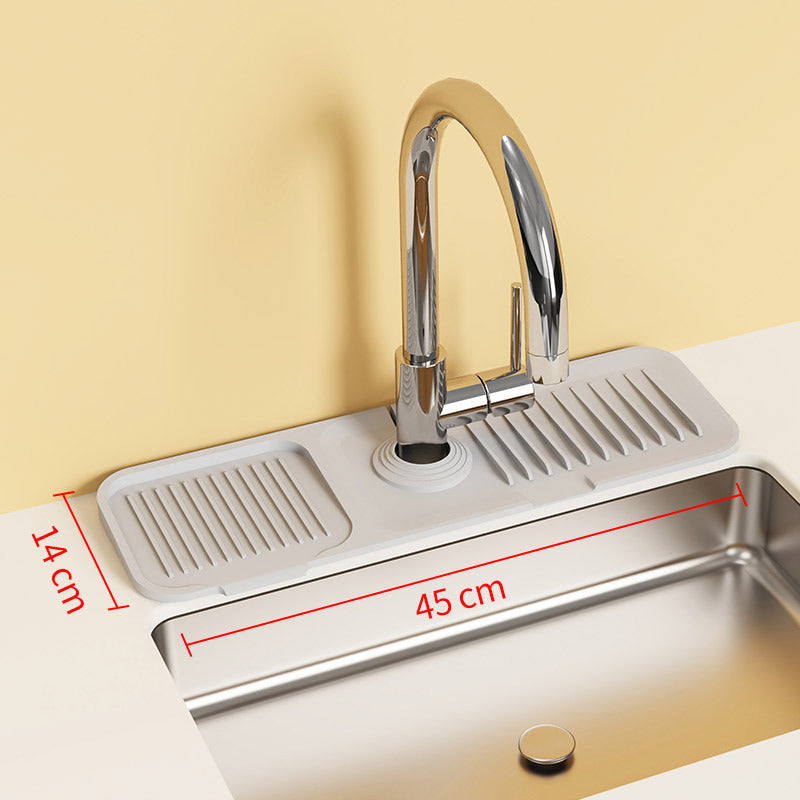 Cross-Border Silicone Drain Pad Washbasin Faucet Splash Pad Washbasin Countertop Kitchen Faucet Storage Rack Wholesale