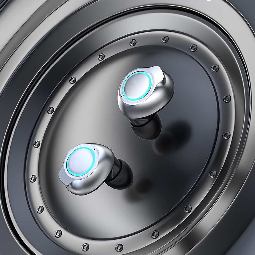 M43 Tws Wireless Headphones Bluetooth 5.3 Binaural Gaming Headset Touch Control Mini Earphones silver
