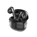 J209 Wireless Earbuds with Transparent Charging Case – Black
