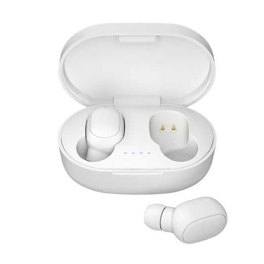 A6S Wireless Earbuds – Waterproof, Noise Cancelling, Sports & Gaming – White