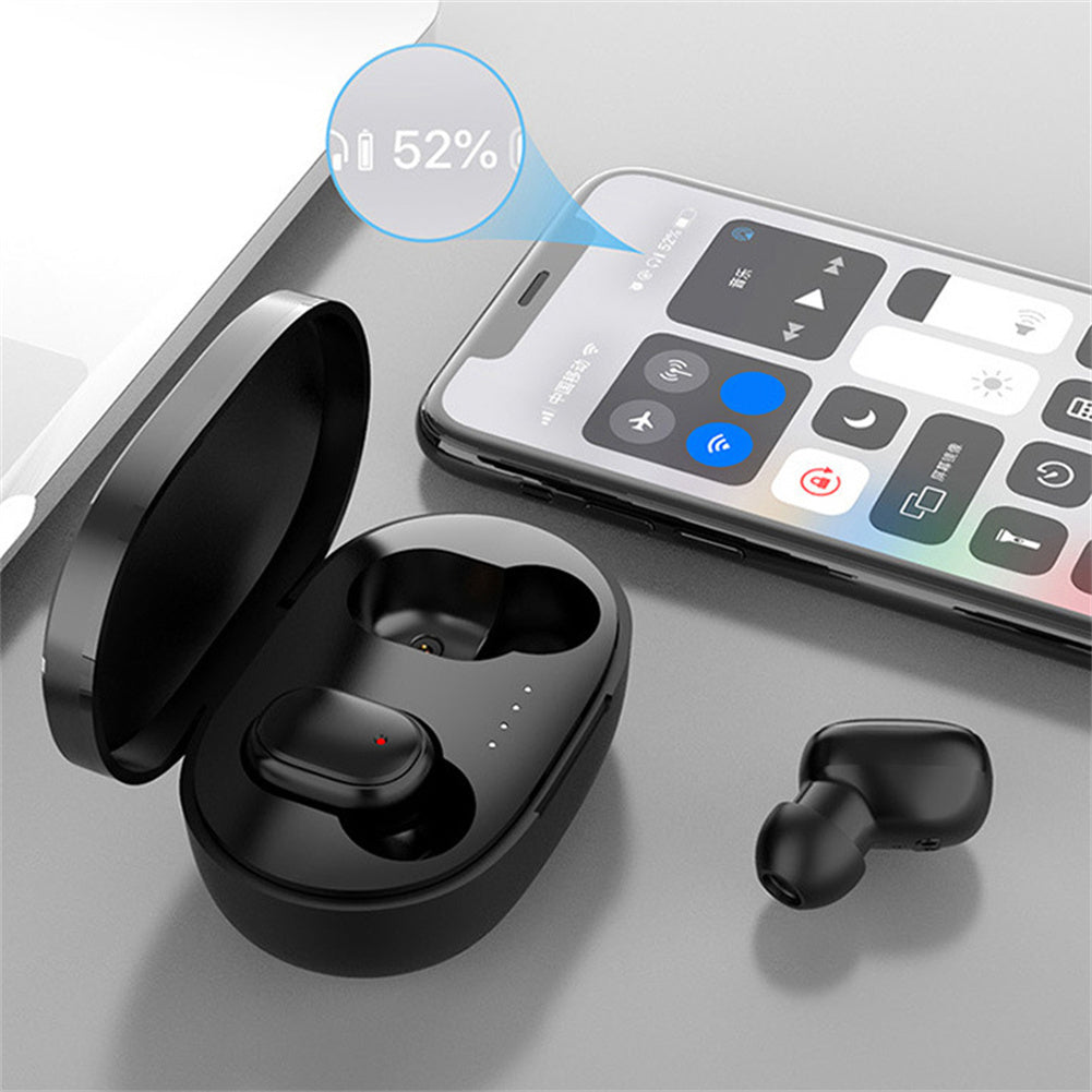 A6S Wireless Earbuds – Waterproof, Noise Cancelling, Sports & Gaming – White