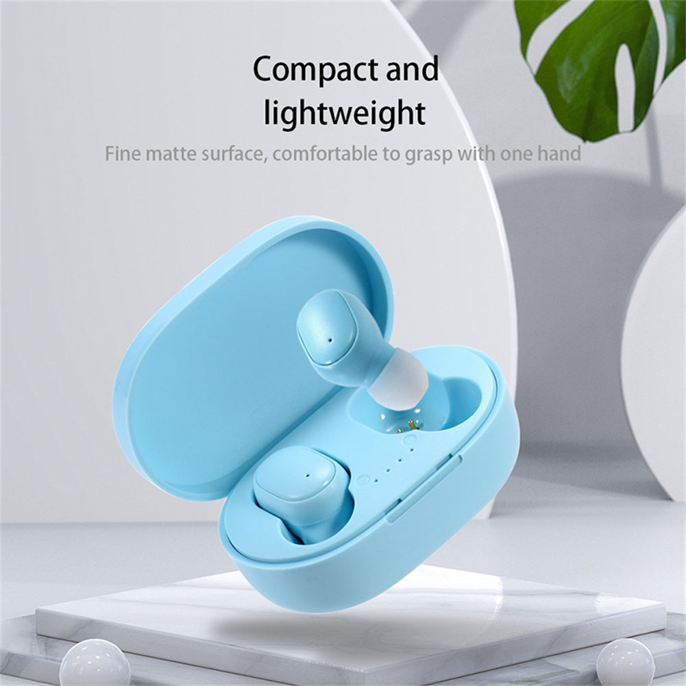 A6S Wireless Earbuds – Waterproof, Noise Cancelling, Sports & Gaming – White