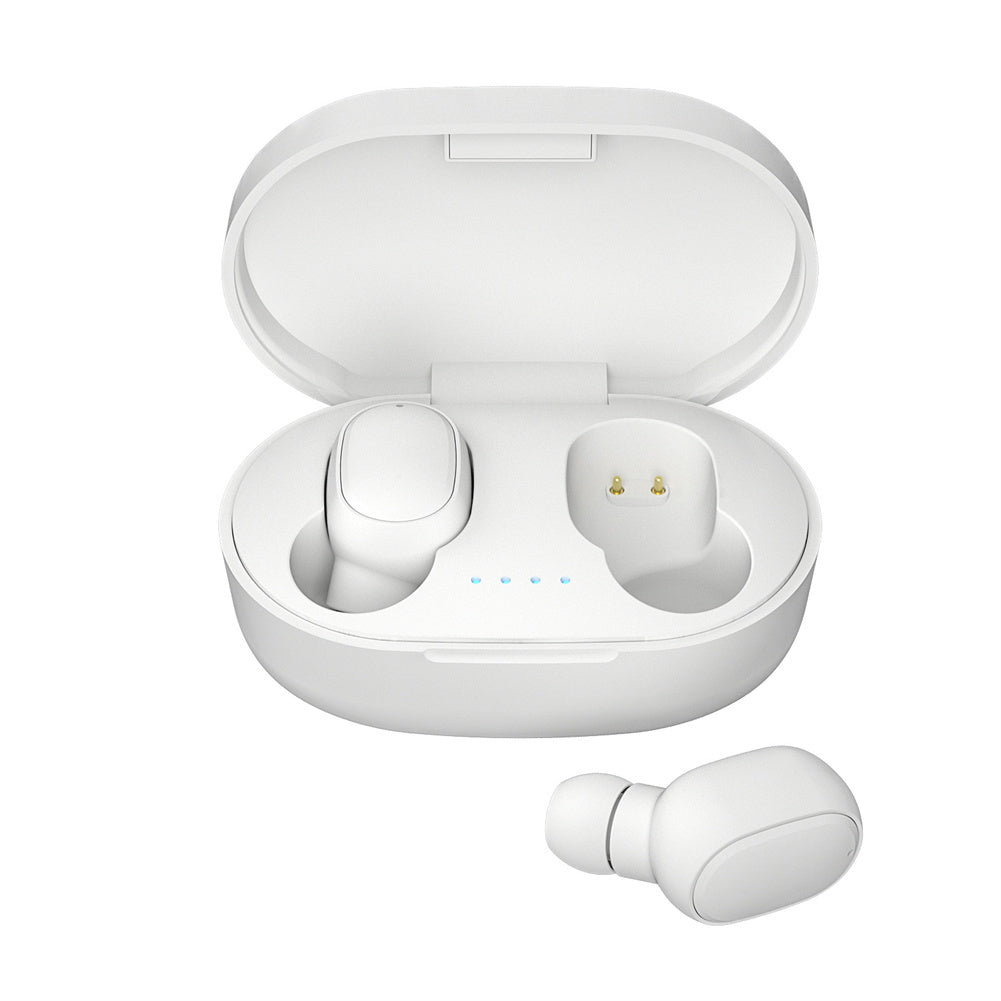 A6S Wireless Earbuds – Waterproof, Noise Cancelling, Sports & Gaming – White