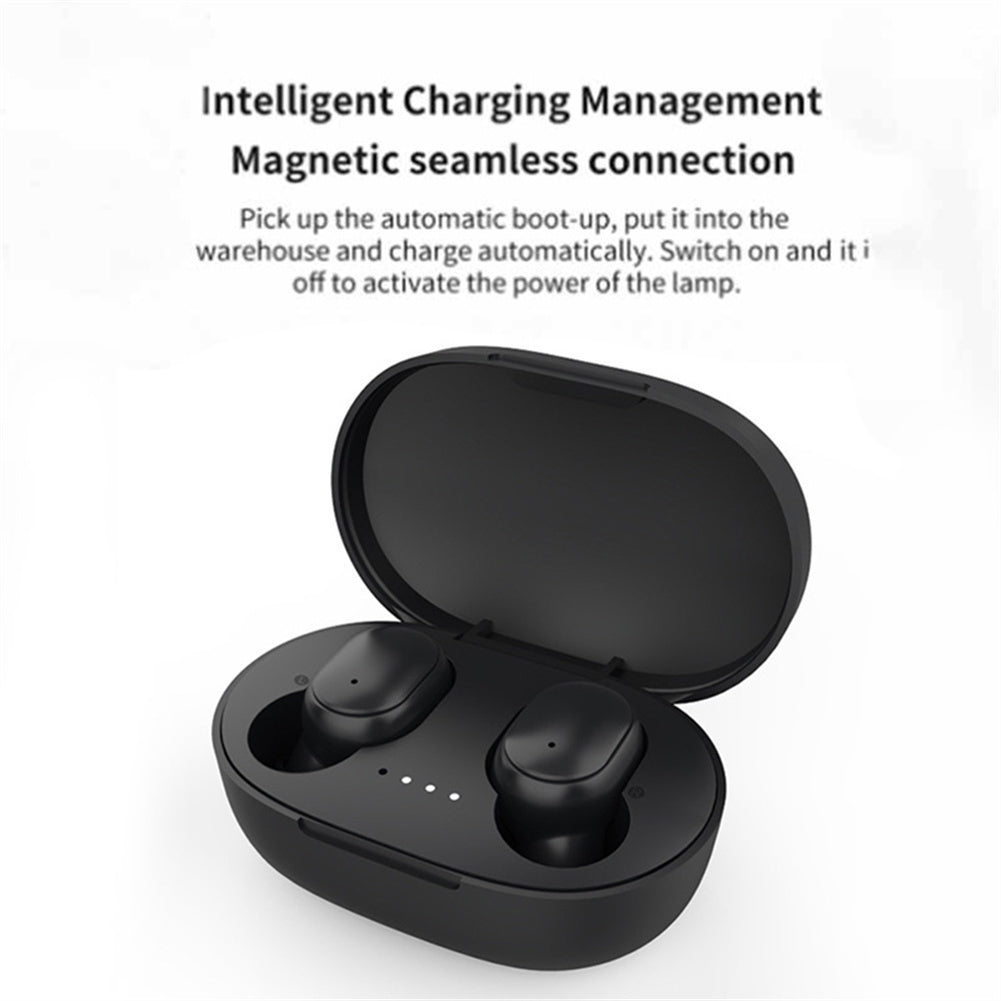 A6S Wireless Earbuds – Waterproof, Noise Cancelling, Sports & Gaming – White