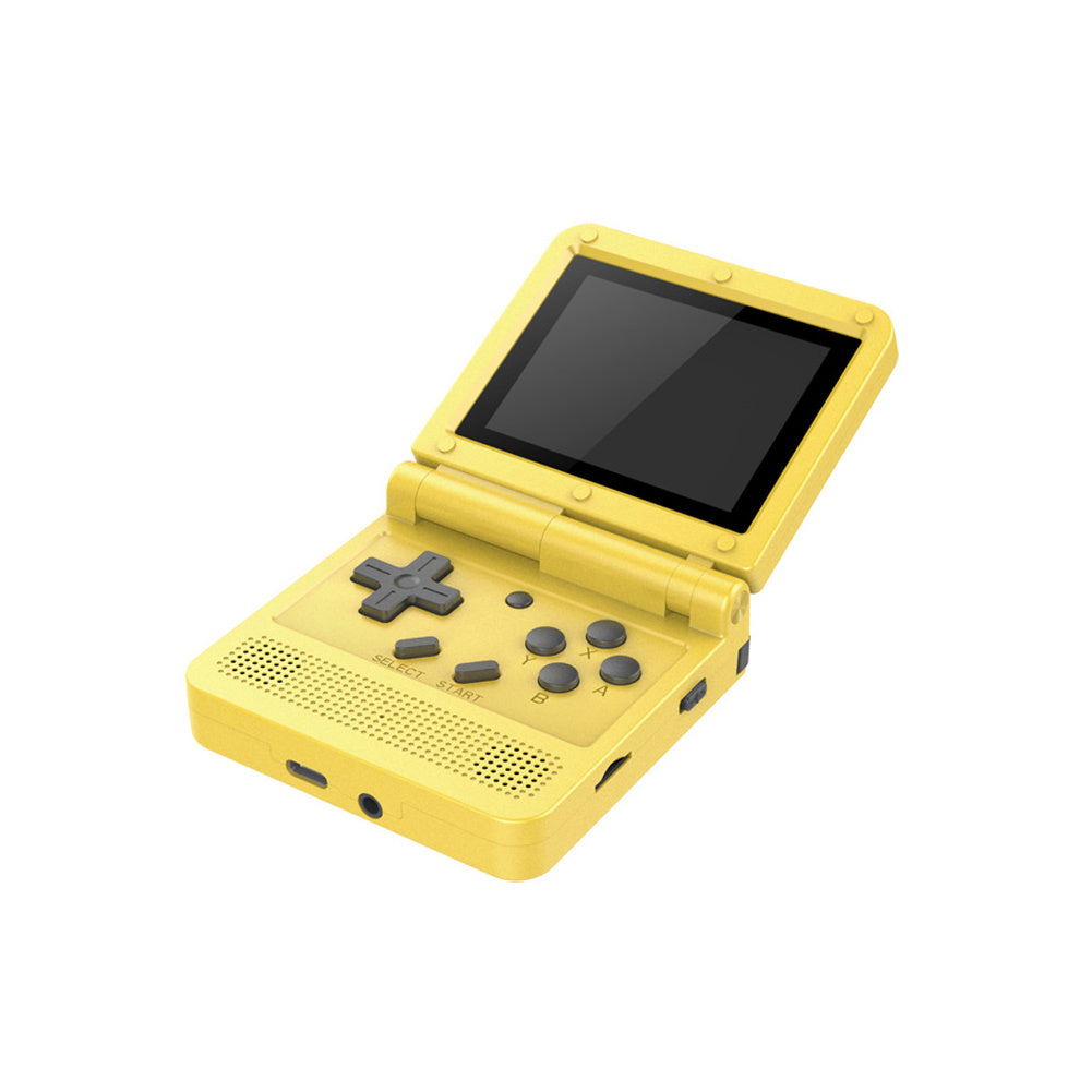 V90 Handheld Folding Game Console 3.0 Inch Screen with Built-in 15000 Games 1020mAh Rechargeable Battery 64GB Red
