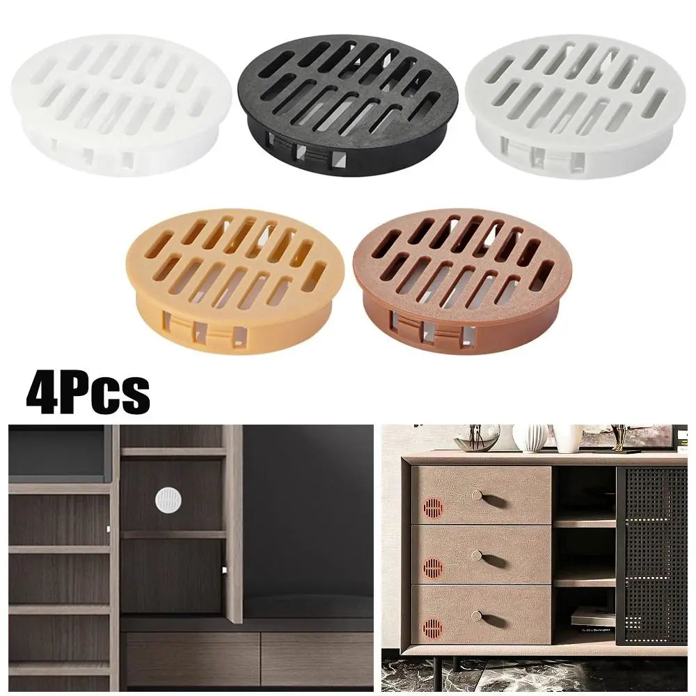 Heat Dissipation Rectangular Breathable Mesh Plastic Multiple Sizes Cabinet Wardrobe Air Vent Ventilation Grille Wardrobes