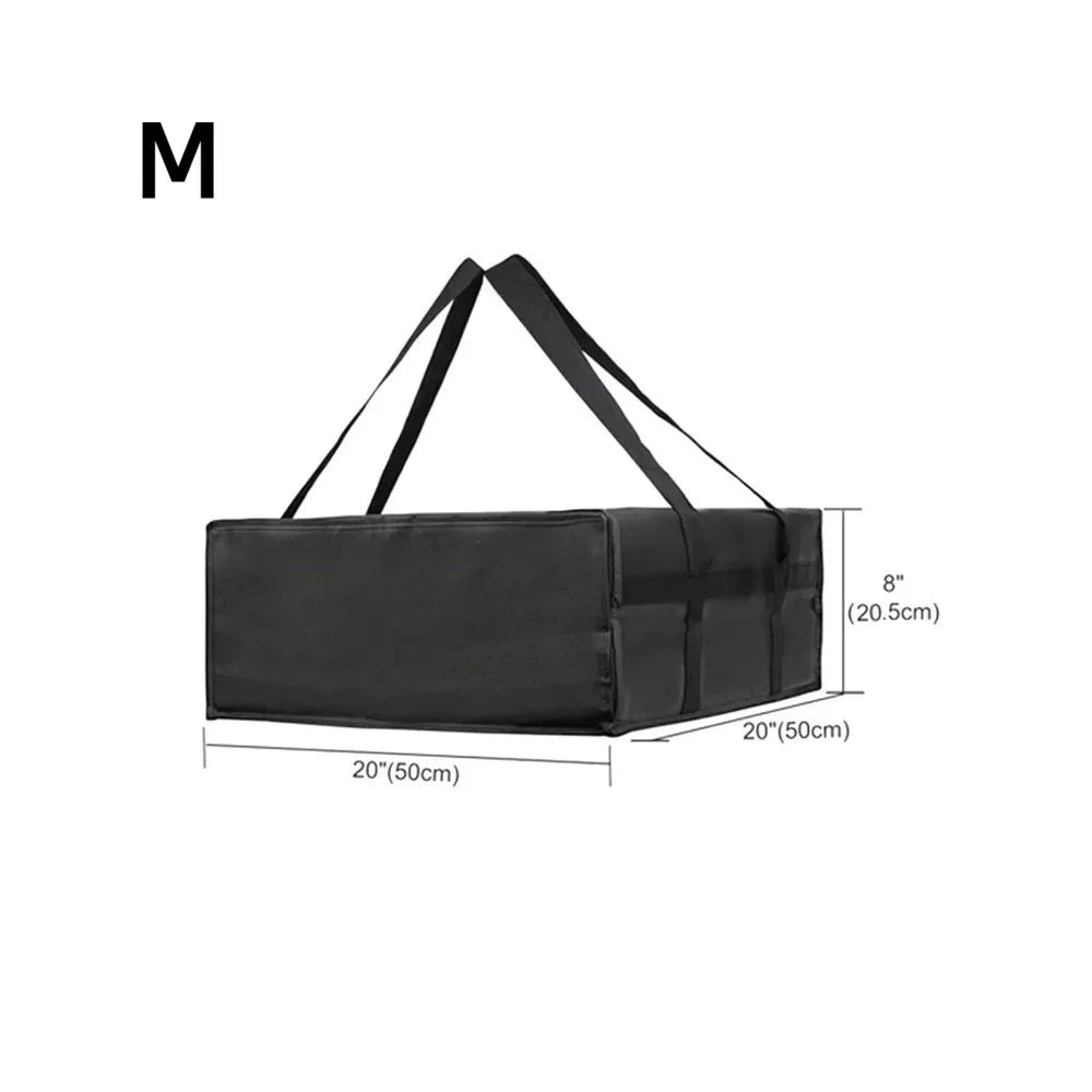 1pc Reusable Food Develivey Bag Lightweight Fresh Keeping Pizza Carrier Bag Hot Cold Fully Insulated Food Storage Case