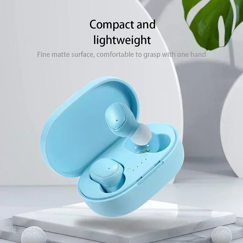 Wireless Earbuds In Ear Light-Weight Headphones, Built-In Microphone, Immersive Premium Sound Long Distance Connection Headset