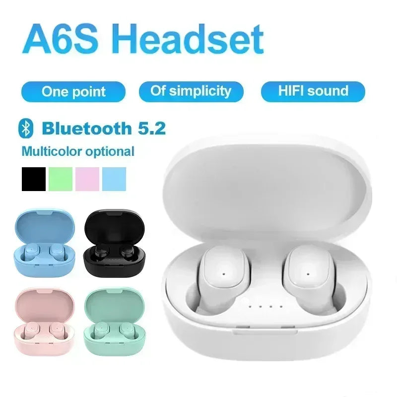 Wireless Earbuds In Ear Light-Weight Headphones, Built-In Microphone, Immersive Premium Sound Long Distance Connection Headset