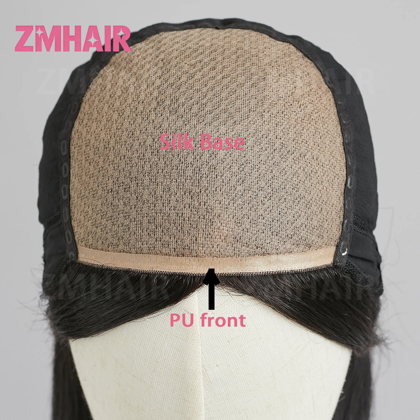 European Raw Human Hair Wig 6x6 Silk Top Realistic Scalp Glueless Wigs Layered Straight 150% Density PU Front Elastic Net Wig