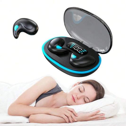 Sleeping Earbuds Wireless Mini Headphones For Work TWS Bluetooth Earphone Stereo Hidden Headsets with Mic HD Call Waterproof X55