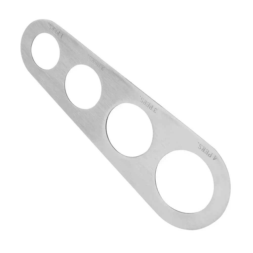 New Stainless Steel Spaghetti Pasta Noodle Measuring Tool 4 Servings For Quick Correctly Gauge Pasta Kitchen Cooking Gadgets YI